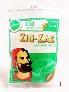 画像1: ジグザグ　スリムメンソールフィルター ZIG-ZAG SLIM MENTHOL FILTERS (1)