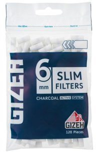 画像1: ギゼ　スリムチャコールフィルター GIZEH SLIM CHARCOAL FILTERS (1)