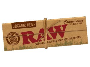 画像1: ロウ　オーガニック　1 1/4＋チップス RAW・UNBLEACHD Organic Hemp Connoisseur 1 1/4 (1)
