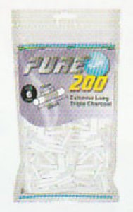画像1: ピュア スリムエクストリームロング・トリプルチャコール・フィルター PURE EXTREME LONG SLIM  TRIPLE FILTER (1)