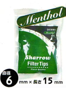 画像1: シャロウ　スリム・メンソール・フィルター Sharrow SLIM MENTHOL FILTERS (1)