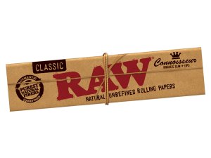 画像1: ロウ　クラシック　kingsize＋チップス RAW・UNBLEACHD HEMP Connoisseur kingsize (1)
