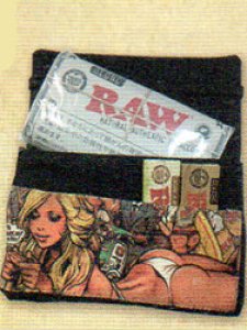 画像2: ロウガール・トラベルポーチ エロスティカ　RAW GIRL TRAVEL手巻きたばこ用　シャグポーチ (2)