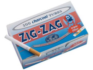 画像1: ジグザグ　チャコールフィルター付き　さや紙 ZIG-ZAG charcoal 100 (1)