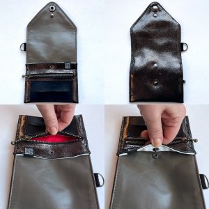 画像3: 惡匠　mini 巻きタバコケース ブラックシルバー 惡匠WARUDAKUMI手巻きたばこ用　シャグポーチ (3)