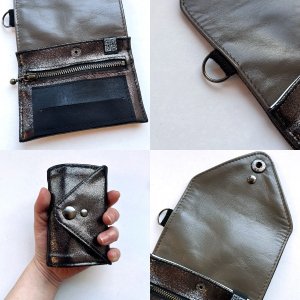 画像2: 惡匠　mini 巻きタバコケース ブラックシルバー 惡匠WARUDAKUMI手巻きたばこ用　シャグポーチ (2)