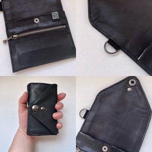 画像2: 惡匠　 mini 巻きタバコケース - MOSTRO ブラック 惡匠WARUDAKUMI手巻きたばこ用　シャグポーチ (2)