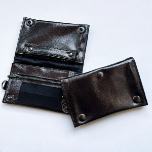 画像1: 惡匠　  regular 巻きタバコケース -ブラックシルバー 惡匠WARUDAKUMI手巻きたばこ用　シャグポーチ (1)