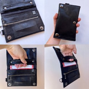 画像2: 惡匠　 regular 巻きタバコケース - MOSTRO ブラック 惡匠WARUDAKUMI手巻きたばこ用　シャグポーチ (2)