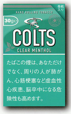 コルツ　クリアーメンソール 30gCOLTS CLEAR MENTHOL 30g